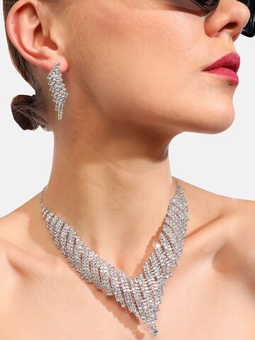 SOHI Jewelry set ' Sirish ' in Silver: front