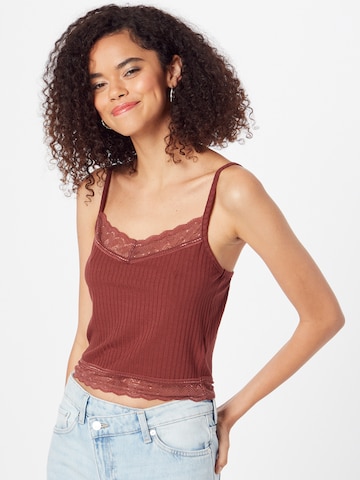 ABOUT YOU Top 'Mariel' in Brown: front