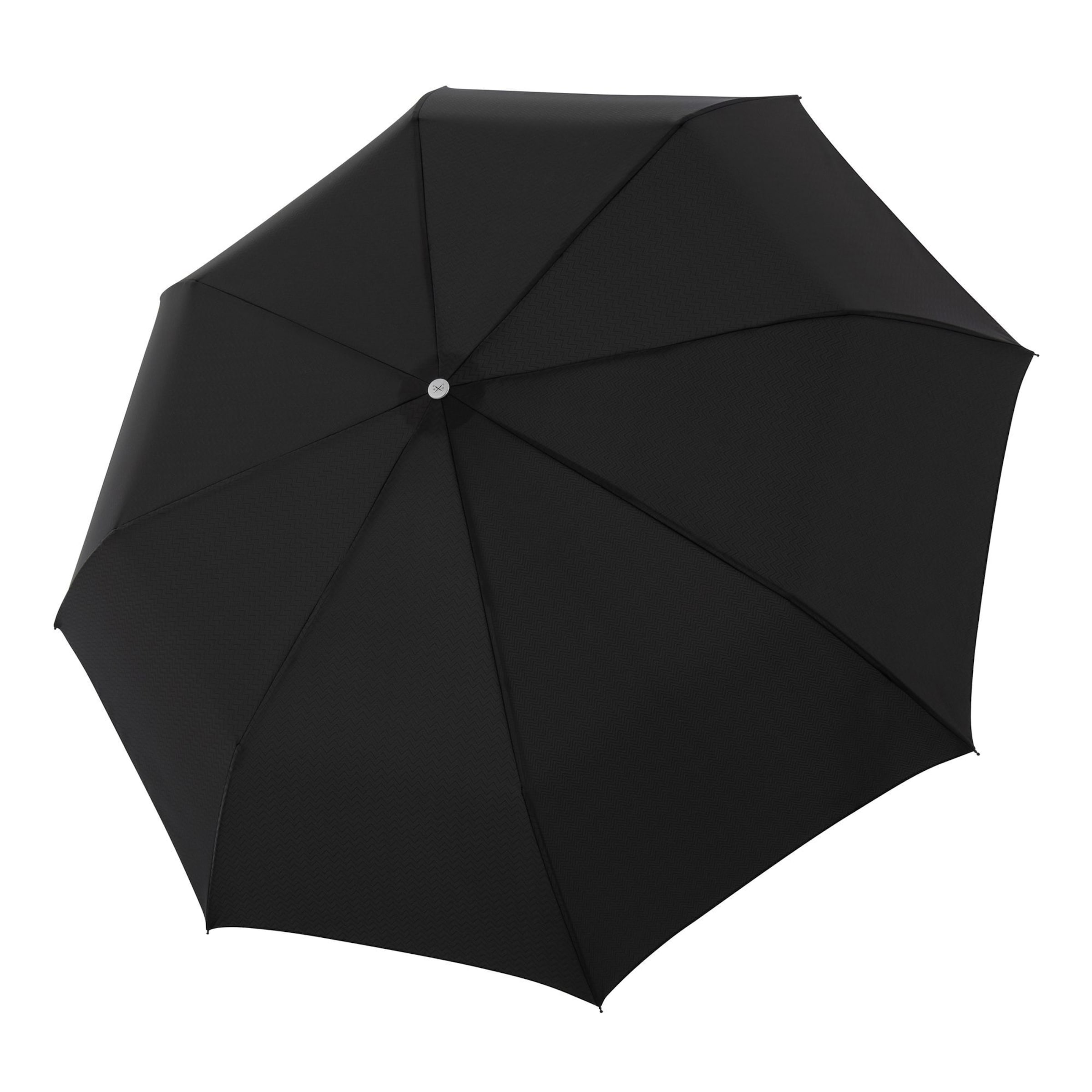 Doppler Manufaktur Umbrella in Black: front