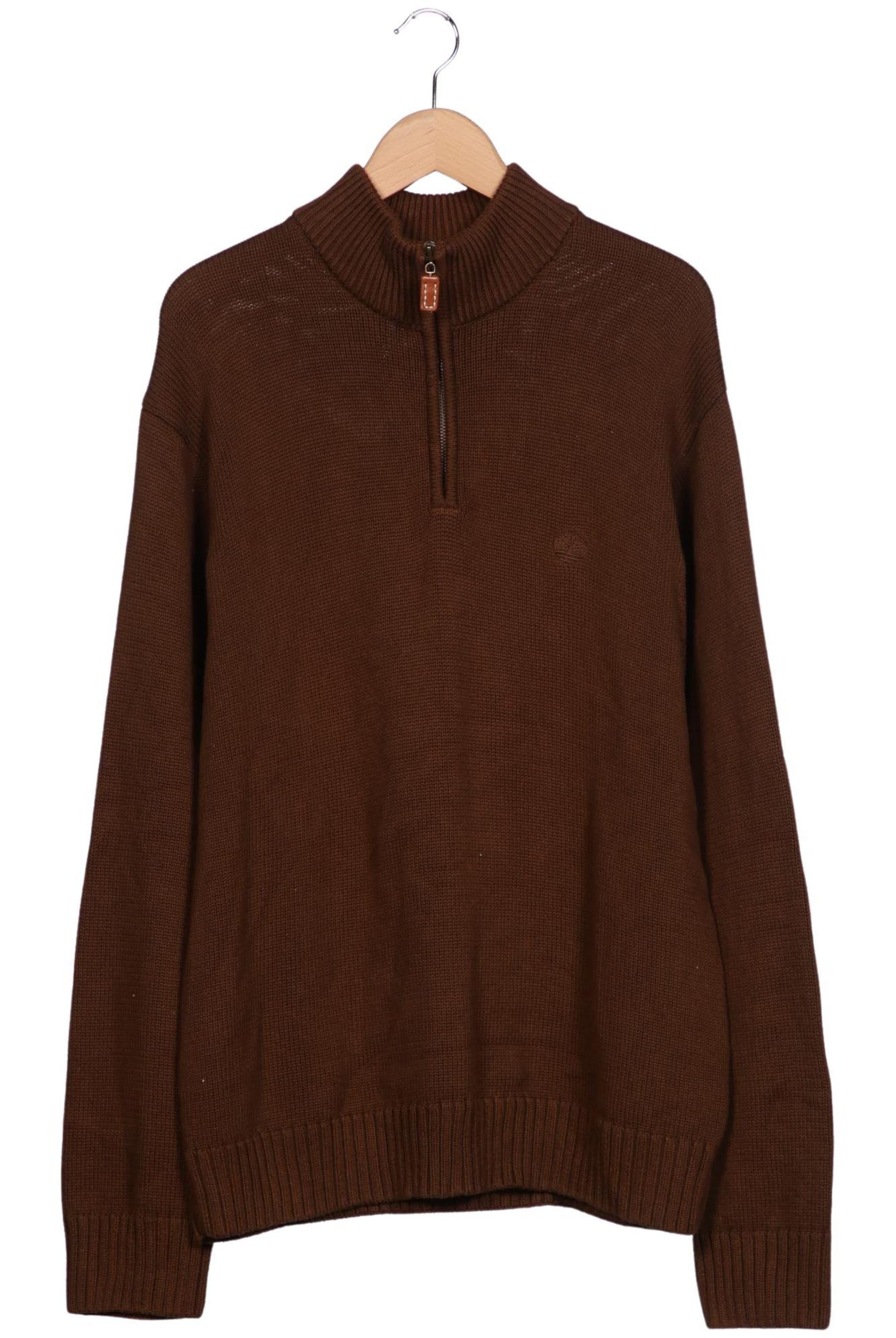 TIMBERLAND Pullover XL in Braun: Vorderseite