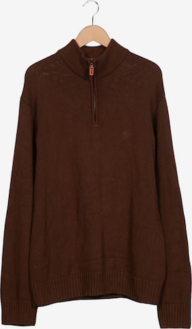 TIMBERLAND Pullover XL in Braun: Vorderseite