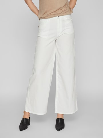 VILA Wide leg Jeans 'Widey' in White: front