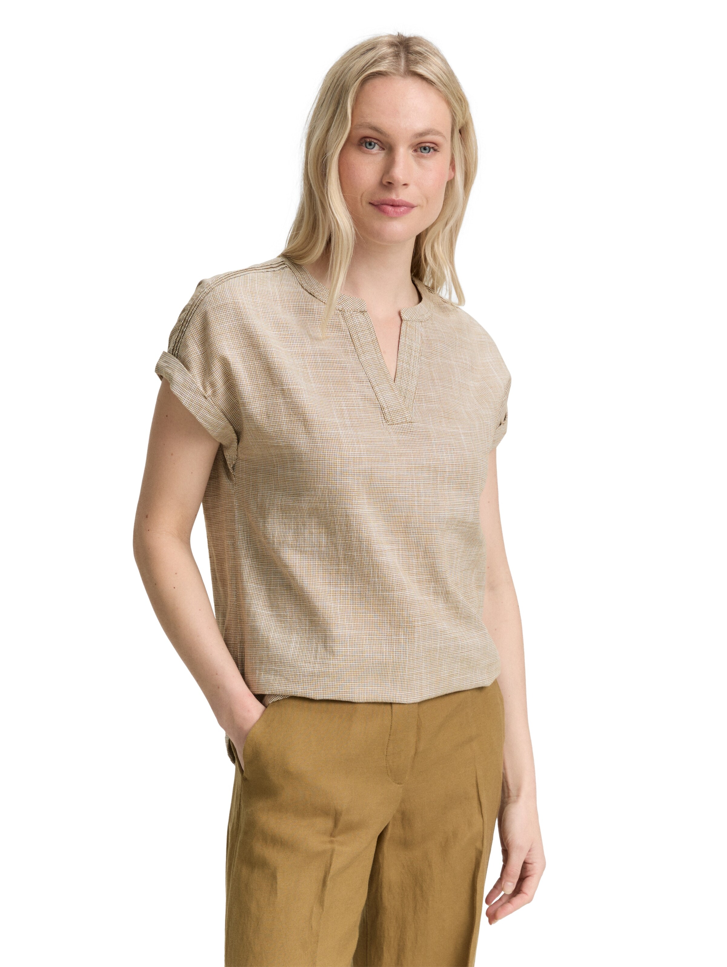 TOM TAILOR Blouse in Green: front
