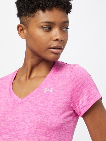 UNDER ARMOUR Funktionsbluse i pink