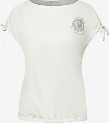 CECIL T-shirt i vit: framsida