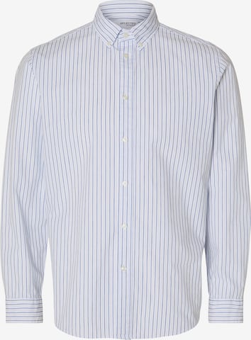 SELECTED HOMME Slim Fit Skjorte 'RICK' i hvit: forside