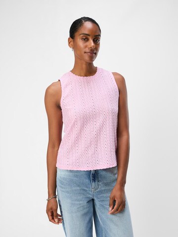 OBJECT Top 'OBJFeodora' in Roze: voorkant