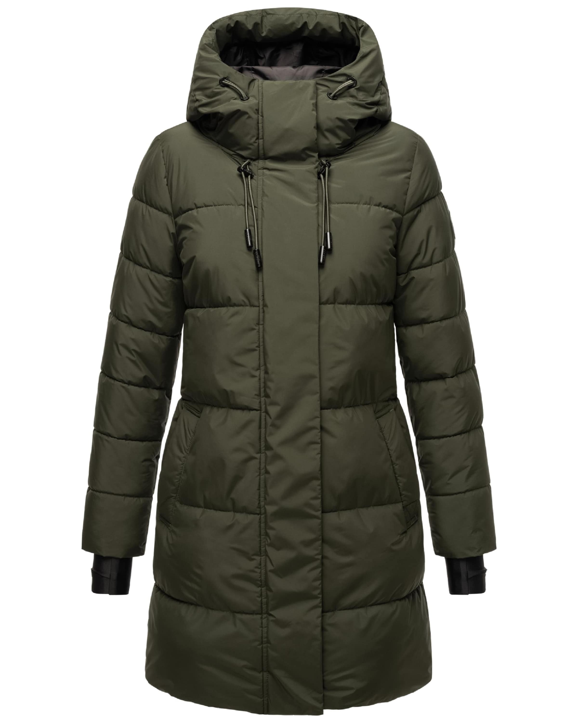 MARIKOO Winter coat 'Kaituu XVI' in Green: front