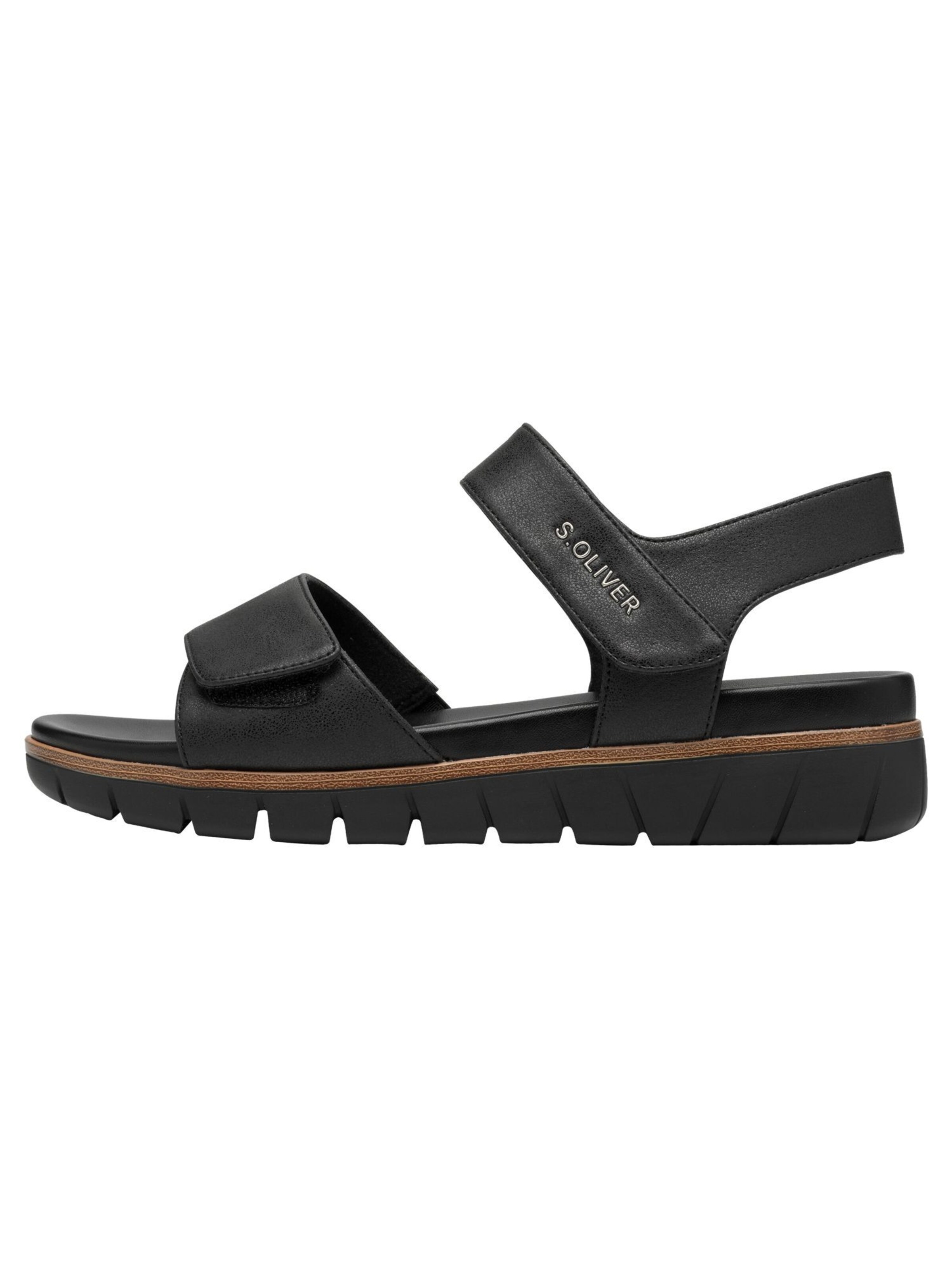 s.Oliver Sandals in Black
