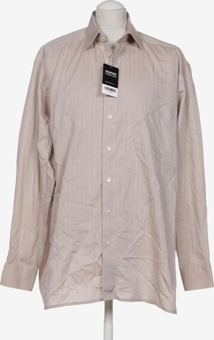 OLYMP Button Up Shirt in XL in Beige: front