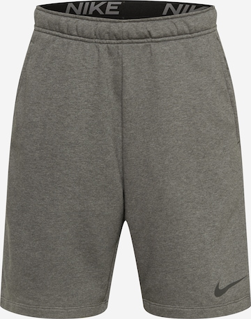 NIKE Sportbroek in Grijs: voorkant