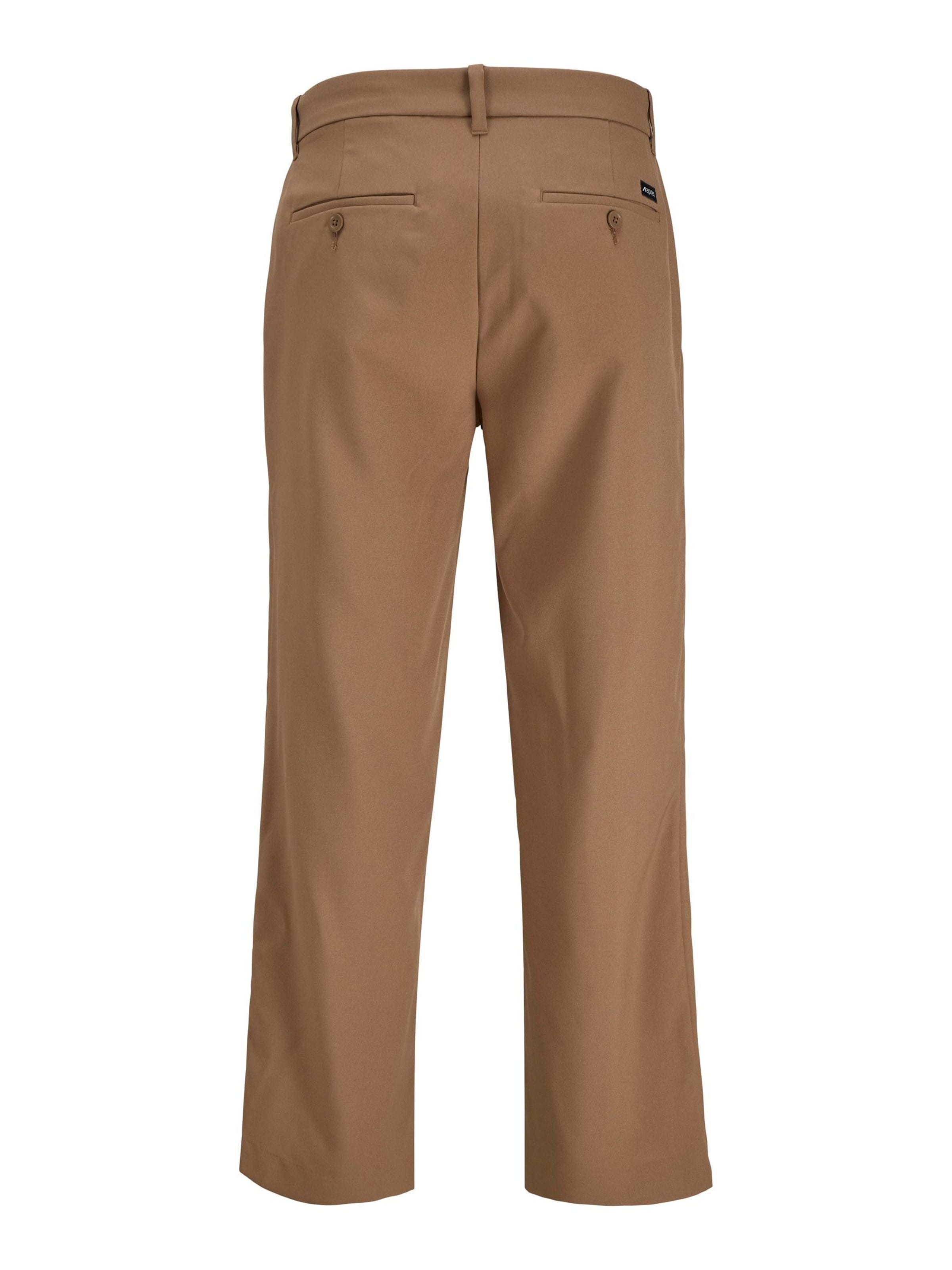 aprel Wide Leg Lærredsbukser i brun