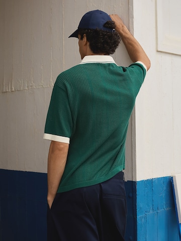 T-Shirt Bershka en vert