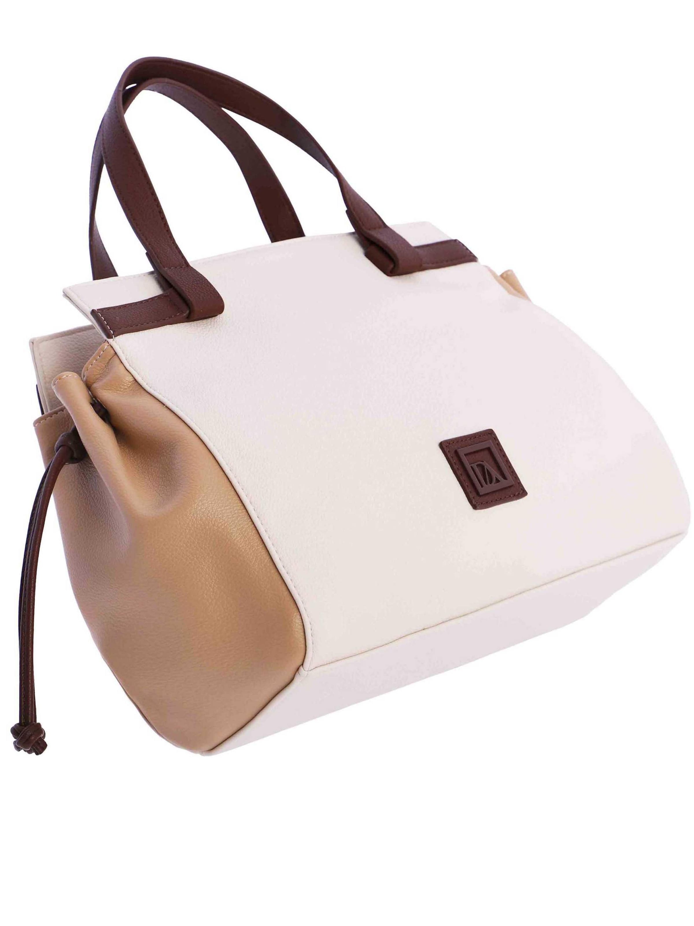 Don Algodon - Bolso de mano 'Talía' en blanco