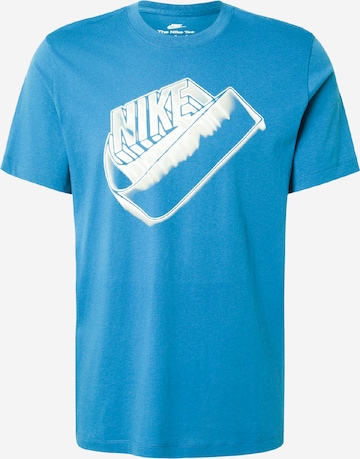 Nike Sportswear - Camisa 'FUTURA' em azul: frente