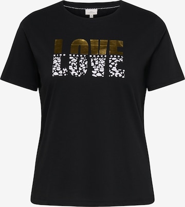 ONLY Carmakoma T-Shirt 'CARKita' in Schwarz: Vorderseite
