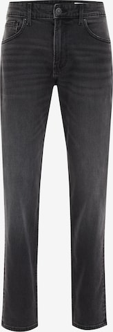 WE Fashion Slimfit Farkut värissä musta: etupuoli