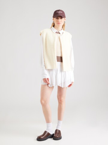 Hailys - Chaleco 'Ri44ona' en blanco