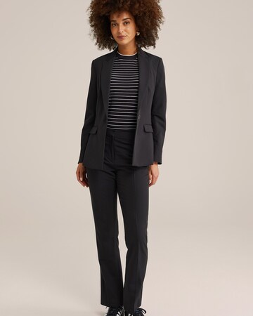 WE Fashion Bootcut Byxa i svart