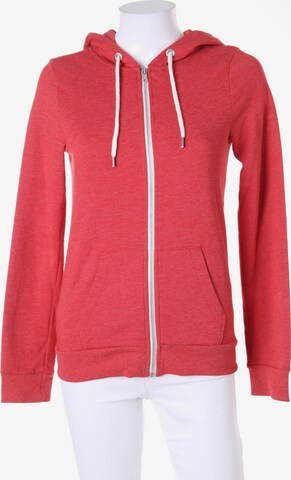 CLOCKHOUSE Sweatshirt & Zip-Up Hoodie in XS in Red: front