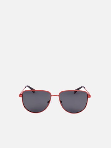 Lunettes de soleil 'Polaroid PLD 6196/S/X Matte pink 56/15/145 UNISEX Sunglasses' Polaroid en rouge : devant