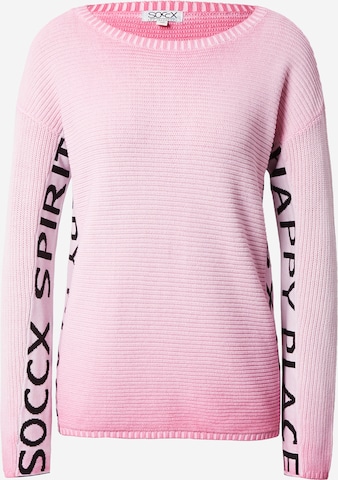 Soccx Pullover in Pink: predná strana