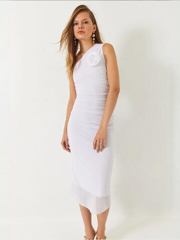 Bianco Lucci Jurk in Wit