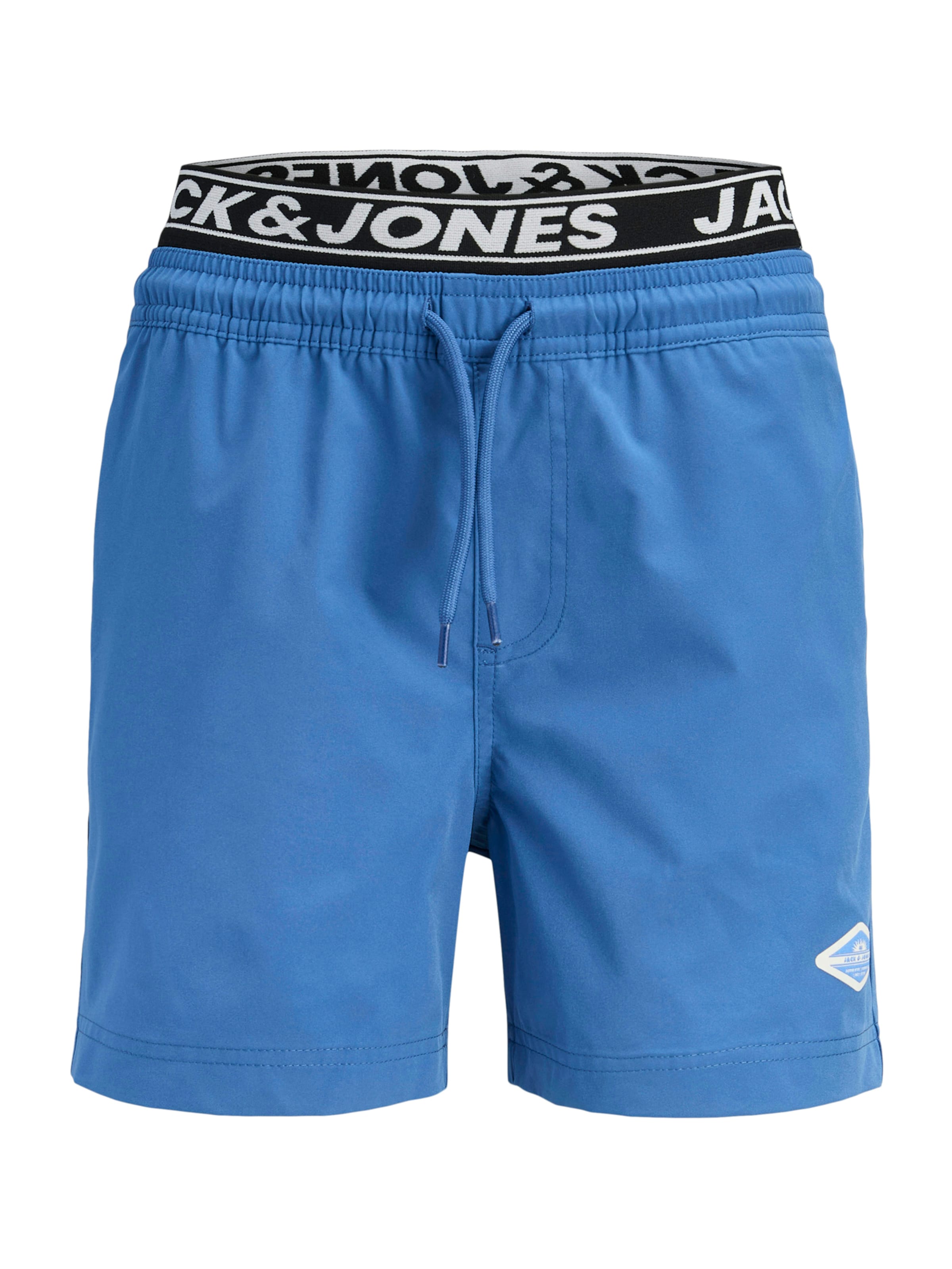 Jack & Jones Junior Board Shorts 'JPSTMAUI' in Blue: front