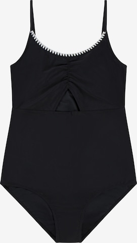 Abercrombie & Fitch Uimapuku värissä musta: etupuoli