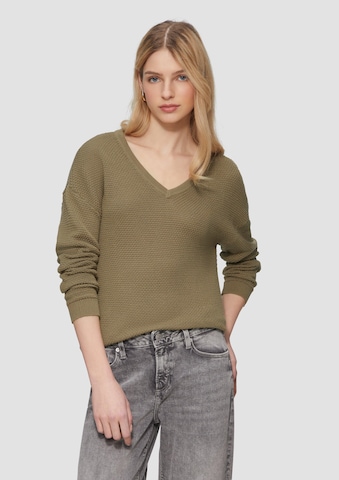 Pullover di QS in verde: frontale