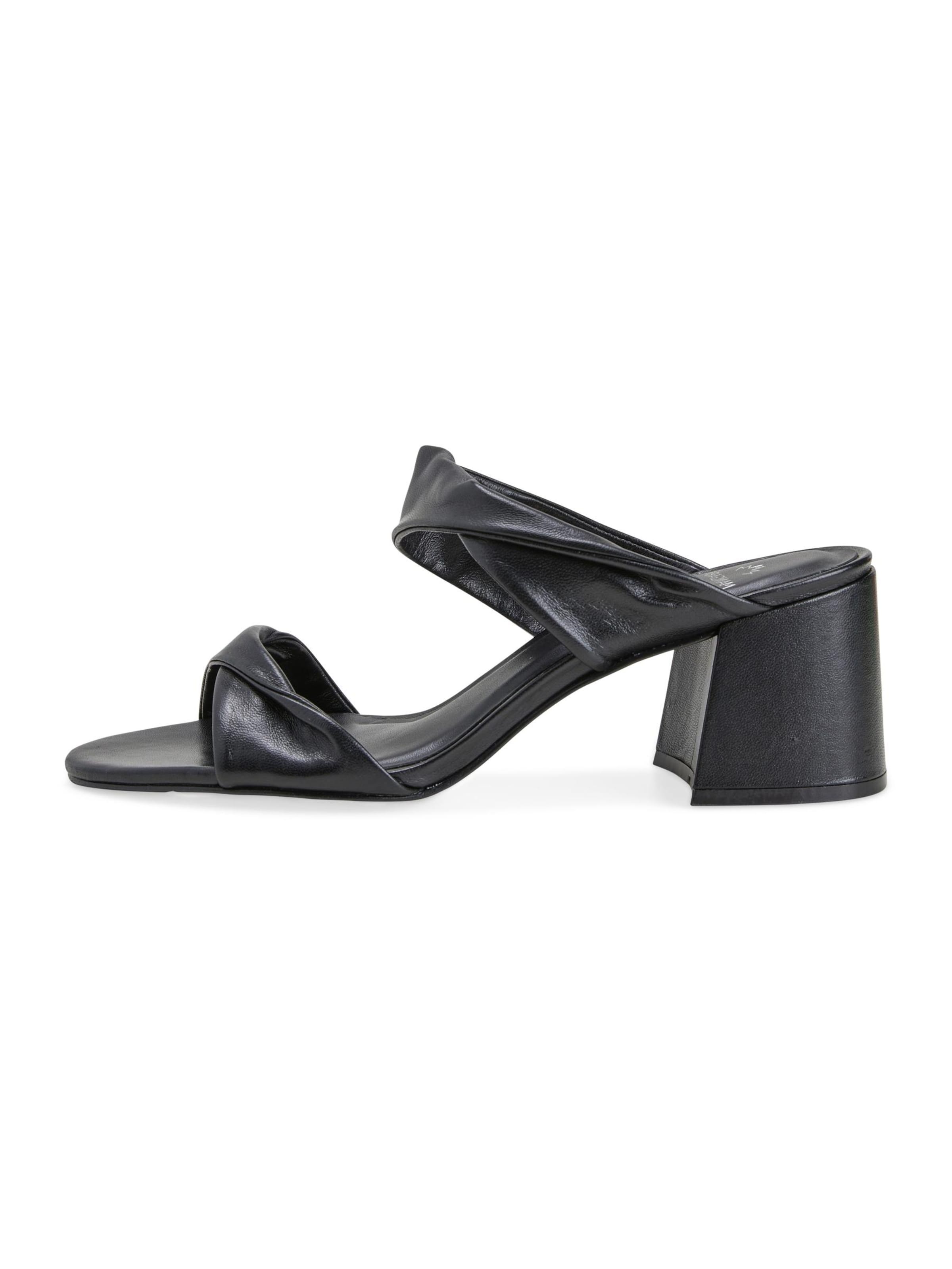 Zoccoletto 'Xaxim' di Mangara Atelier in nero: frontale