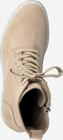 TAMARIS Veterlaarsjes in Beige