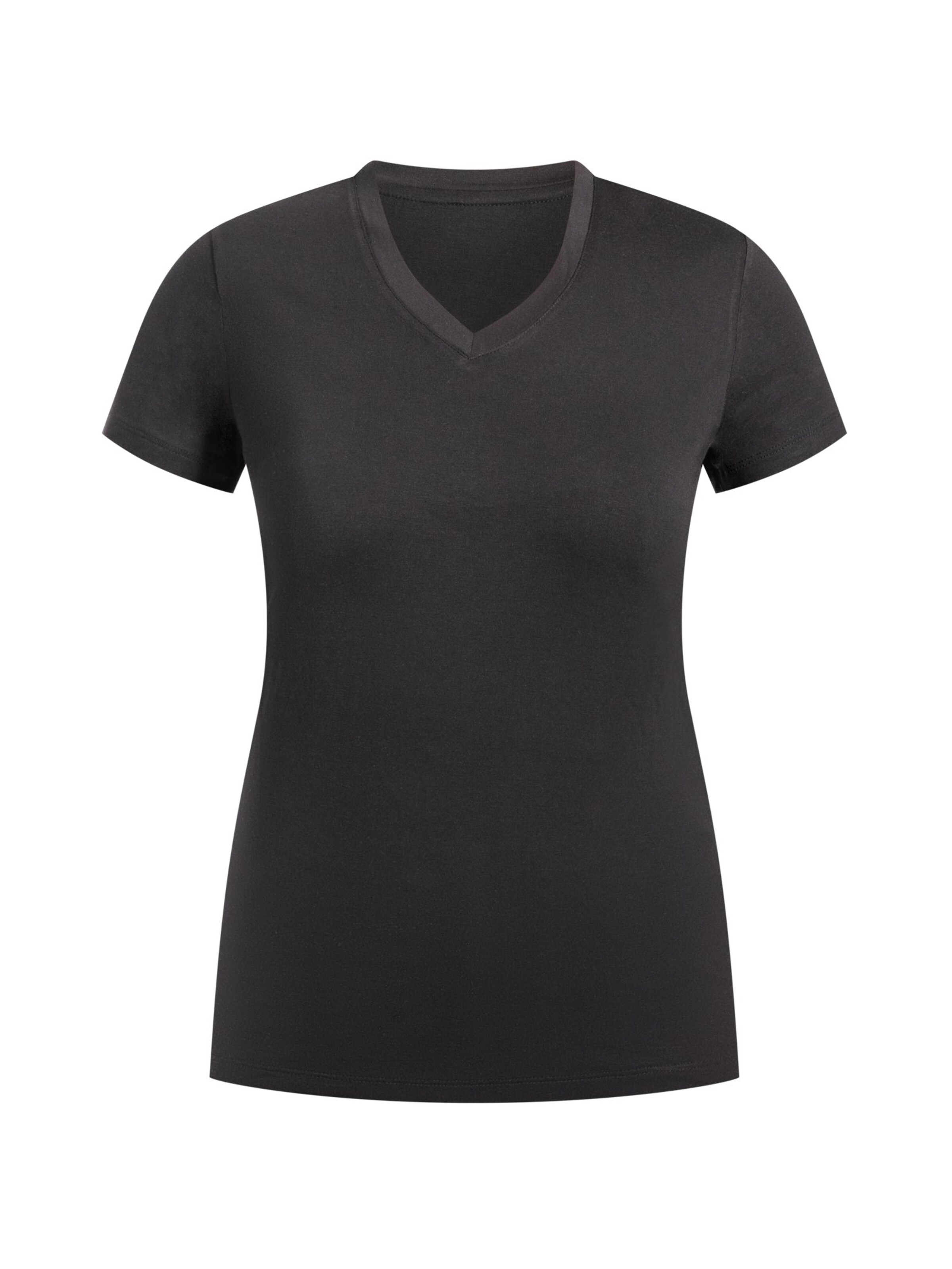 Smilodox T-Shirt 'Nela' in Schwarz: Vorderseite