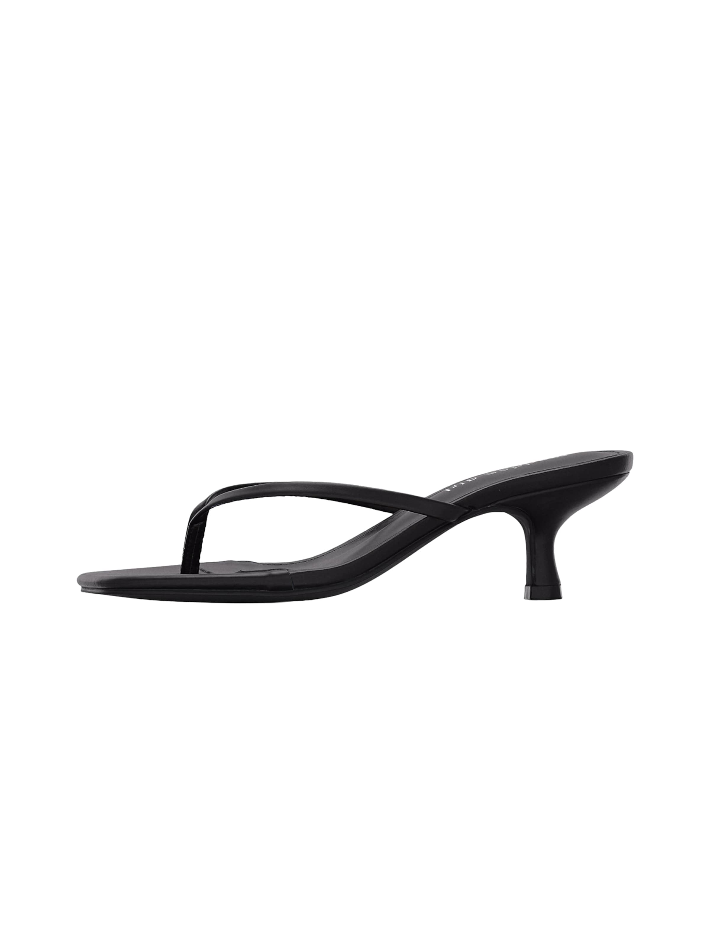 Madden Girl T-Bar Sandals 'Charlenne' in Black: front