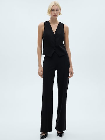 MANGO Wide Leg Bukser 'AVAYA' i sort