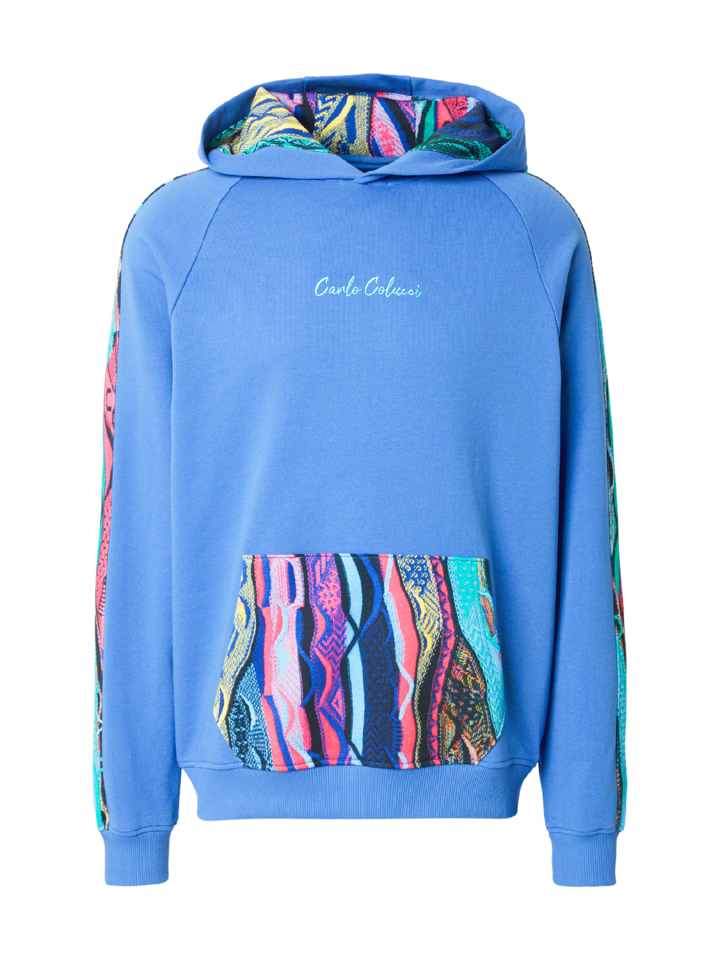 Carlo Colucci Sweatshirt in Blau: Vorderseite