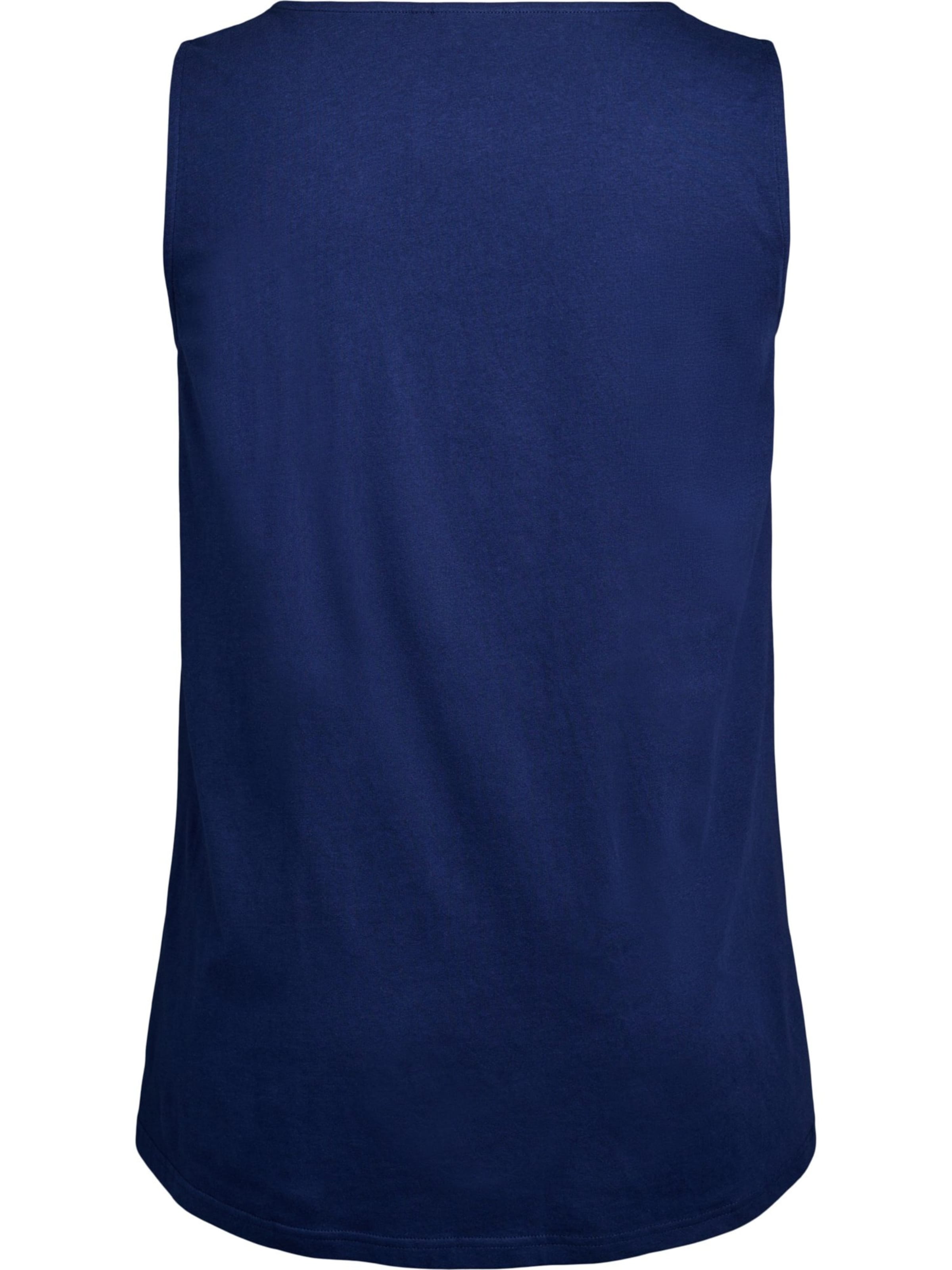 Zizzi Top 'VMY' in Blue