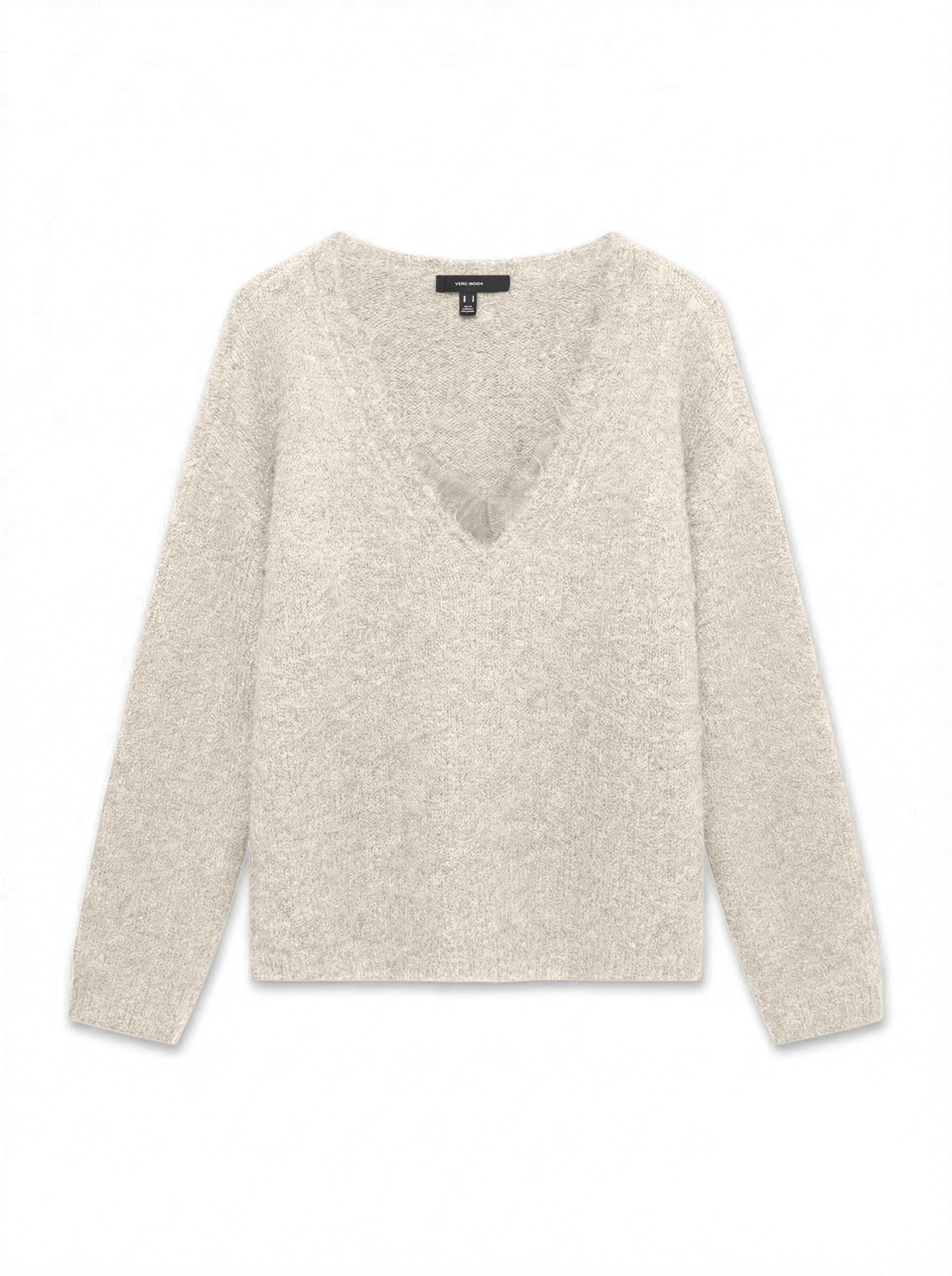 Vero Moda Maternity Пуловер 'VMMBERRY' в бежово: отпред