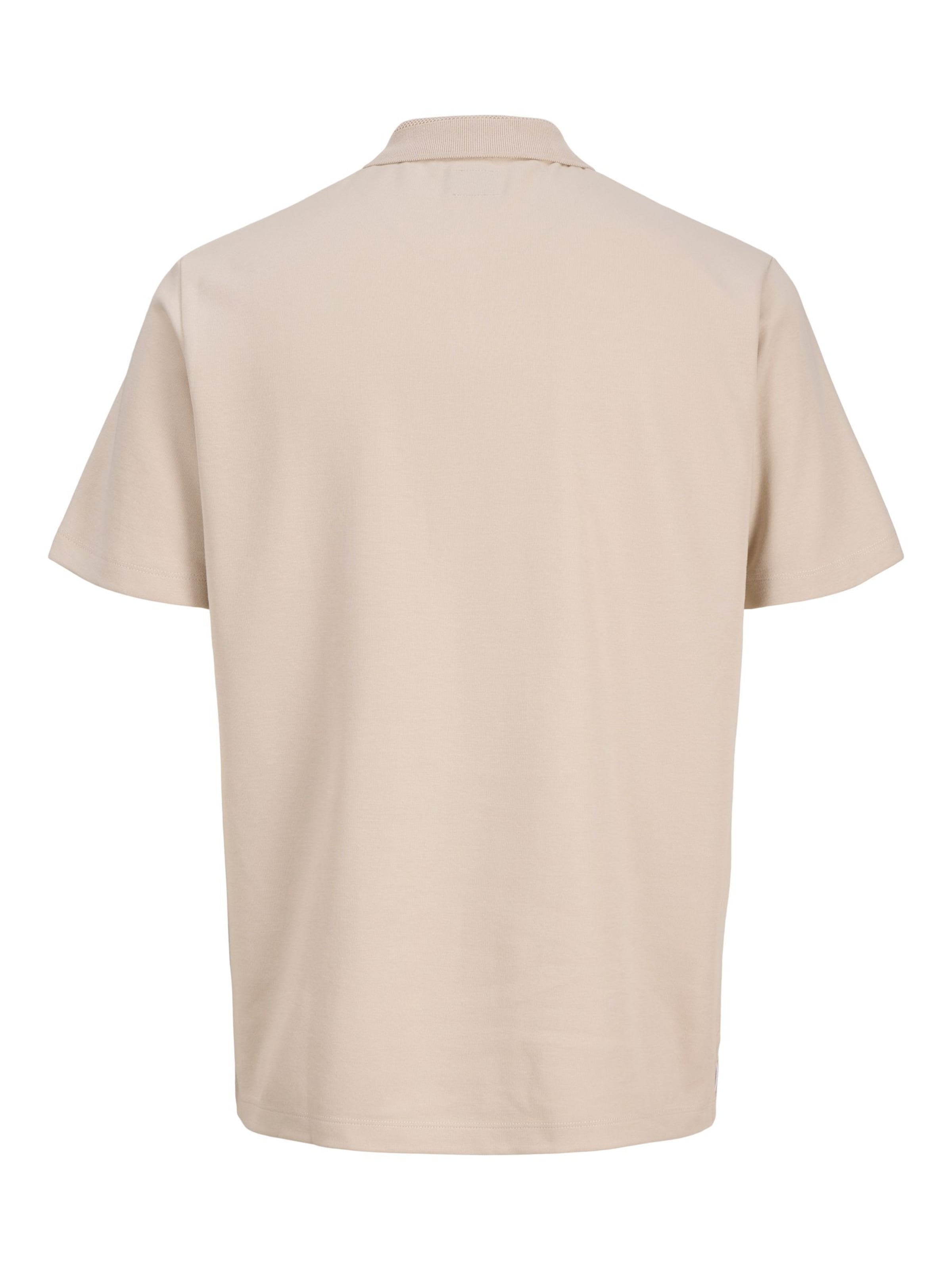 JACK & JONES Poloshirt in Beige