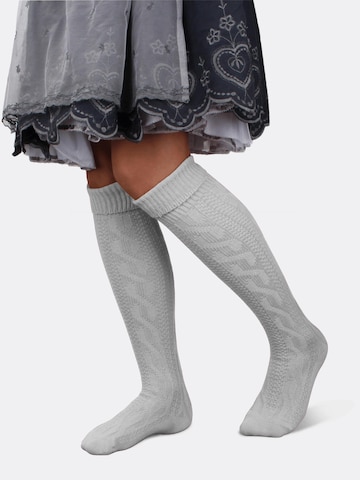 normani - Calcetines tradicionales en blanco: frente