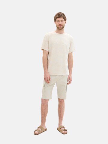 TOM TAILOR Regular Cargobroek in Beige