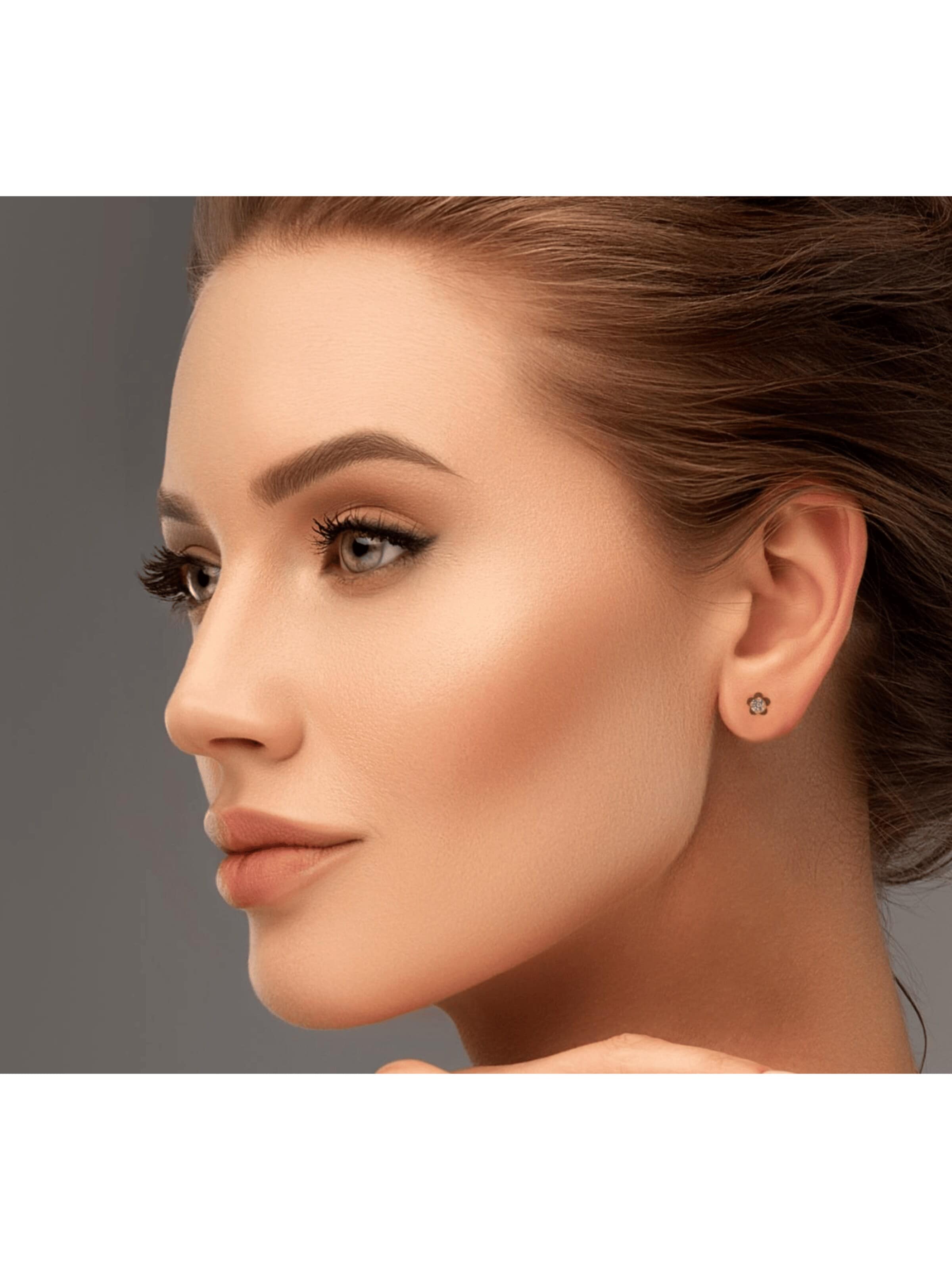 ARS-ARGENTI Earrings 'BRILLANT FLOWER' in Gold