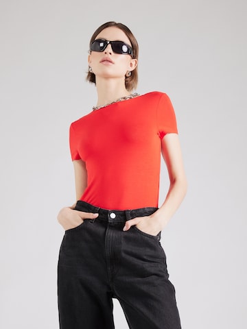 WEEKDAY Shirt in Red: front