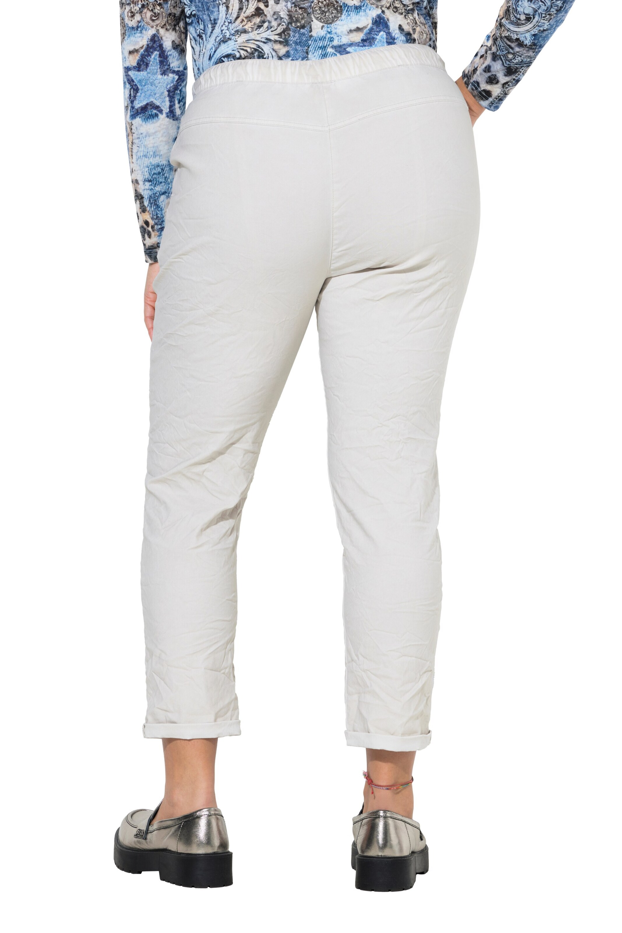 Angel of Style Regular Trousers in White