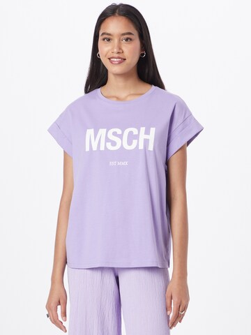 MSCH COPENHAGEN T-shirt 'Alva' i lila: framsida