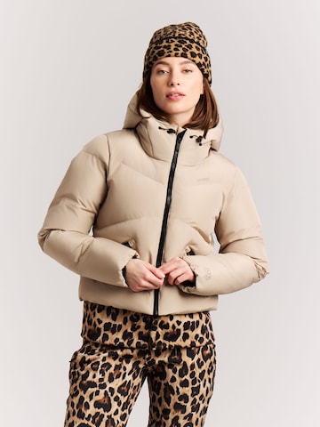 PROTEST Sportjacke 'PRTPreppydos'‌‌‌‌ in Braun