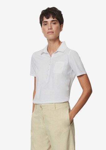 T-shirt Marc O'Polo en blanc : devant