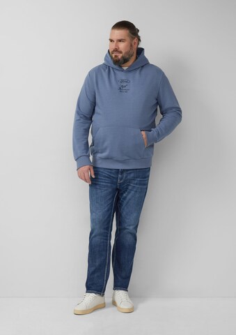 s.Oliver Men Big Sizes Sweatshirt in Blau