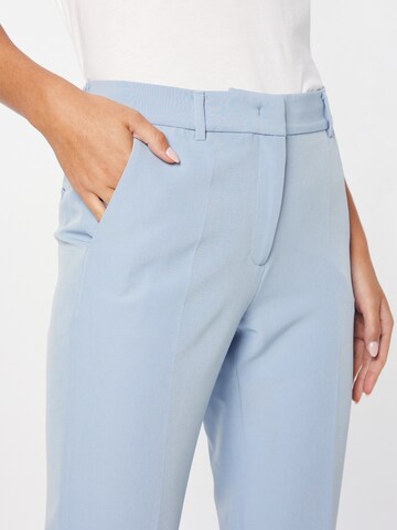 BRUUNS BAZAAR Regular Trousers with creases 'Rubysus Linea' in Blue