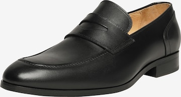 Henry Stevens Classic Flats ' Murray PL ' in Black: front